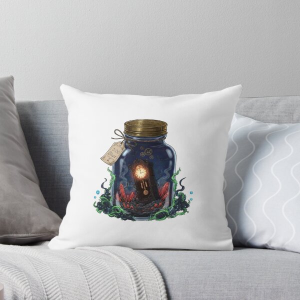 Item preview, Haunted Grandfather Clock in Magic Jar Sticker designed and sold by GingyB.