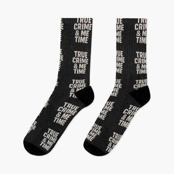 Item preview,  True Crime & Me Time – Cracked Distressed Aesthetic Quote designed and sold by FandomFunStudio.