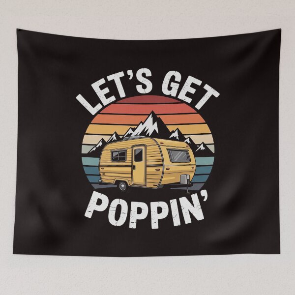 Item preview, Let's Get Poppin' Camping RV Pop Up Camper designed and sold by RopboxRone.