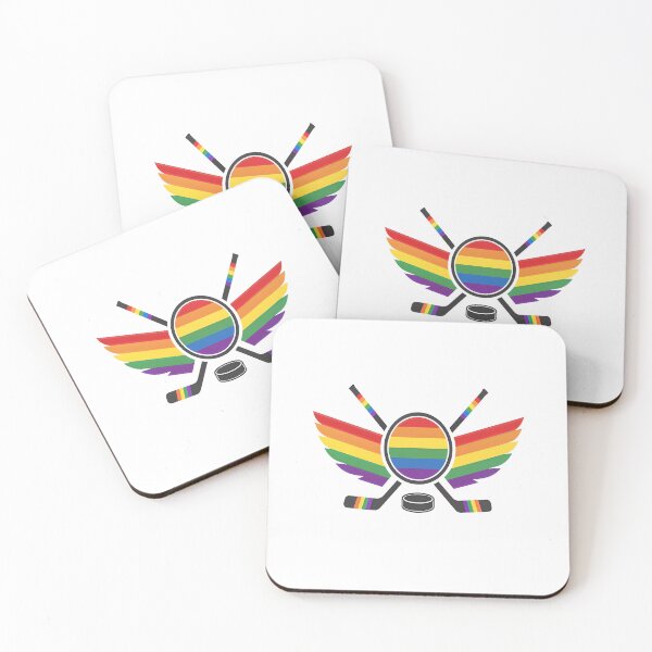 Item preview, Pride Hockey Sticks – Heated Rivalry | Ice Hockey Fan Art designed and sold by Axivra.