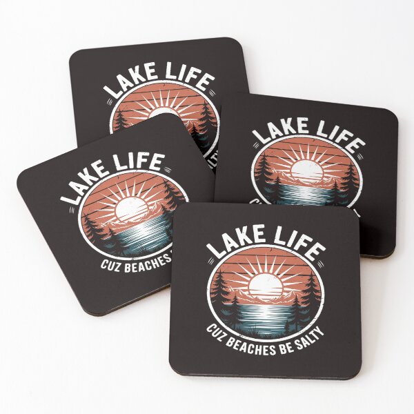 Item preview, LAKE LIFE Cuz Beaches Be Salty  Lake Mode Men Women Girls Kids designed and sold by RopboxRone.