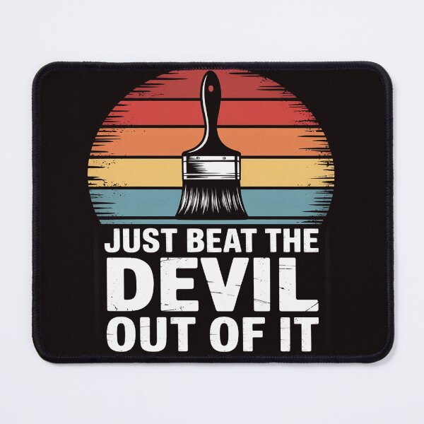 Item preview, Just Beat The Devil Out Of It Artist Drawing designed and sold by RopboxRone.