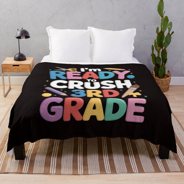 Item preview, I'm Ready to Crush 3rd Grade Back to School Art Kit Girls designed and sold by RopboxRone.