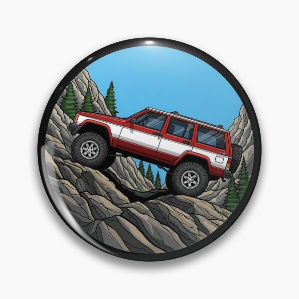 Item preview, Red Cherokee XJ Off-Road Rock Crawler  designed and sold by Off-Road-Zone.