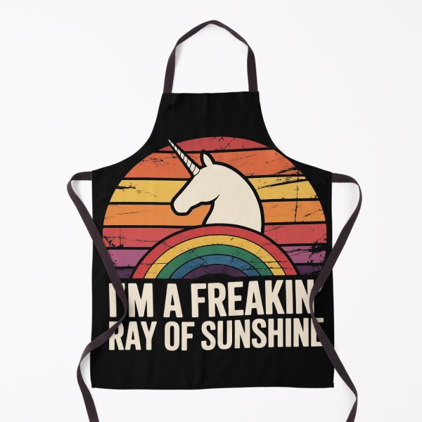 Item preview, I'm A Freakin' Ray Of Sunshine Rainbow Unicorn designed and sold by EntroRhim.