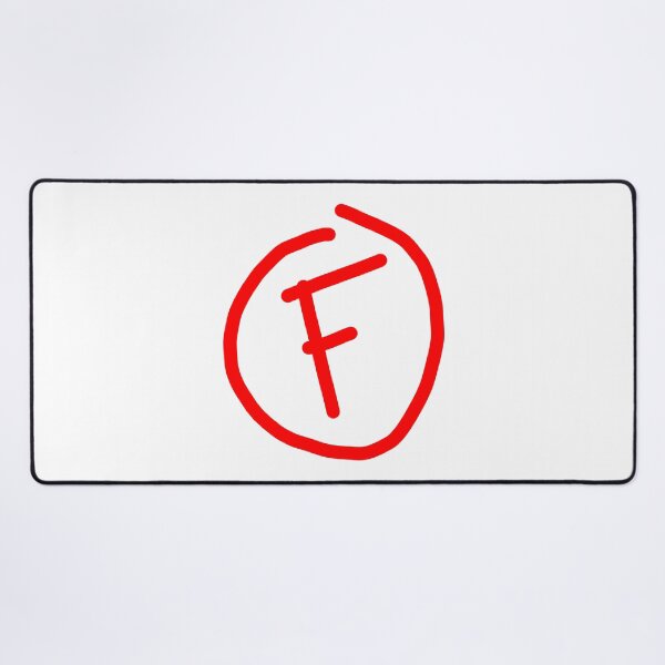 Item preview, F for Fail funny failure grade school mark designed and sold by LD ART.