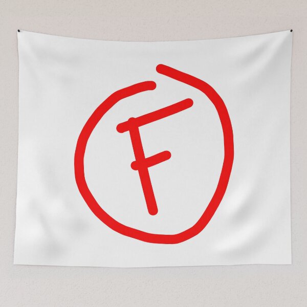 Item preview, F for Fail funny failure grade school mark designed and sold by LD ART.