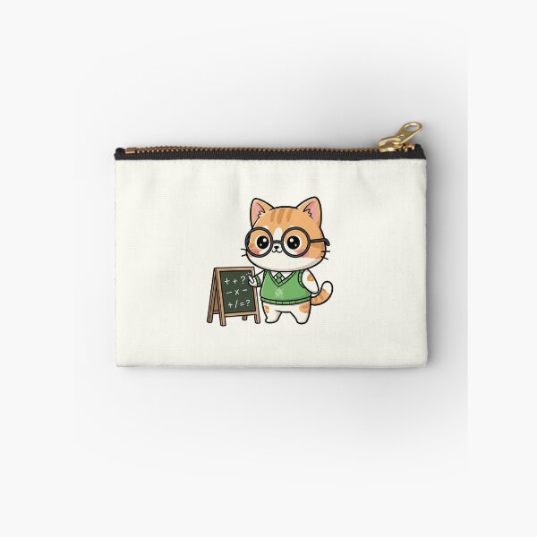 Item preview, Cute Chibi Math Teacher Cat designed and sold by HoopeStylee.