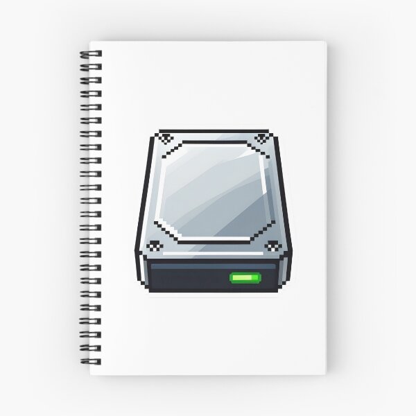 Item preview, Pixel Hard Drive Technology Icon designed and sold by BankMano.
