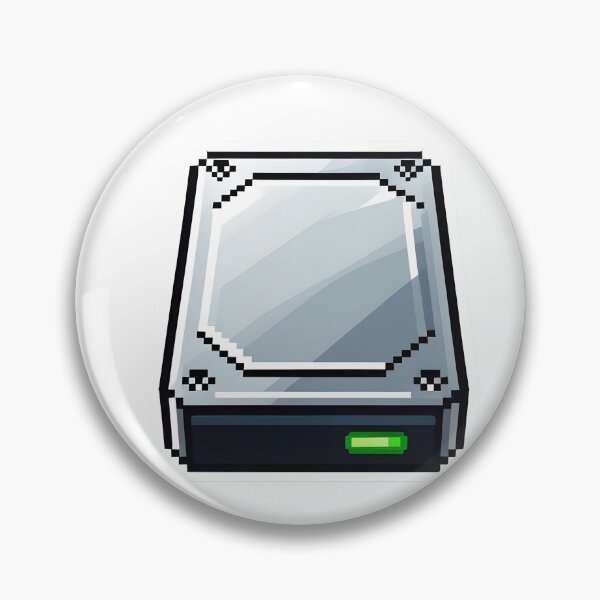 Item preview, Pixel Hard Drive Technology Icon designed and sold by BankMano.
