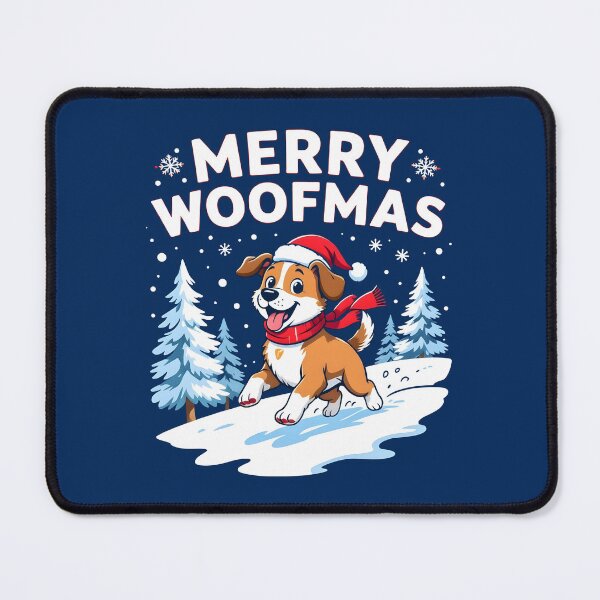 Item preview, Christmas Dog merry woofman designed and sold by Uglyandcute.