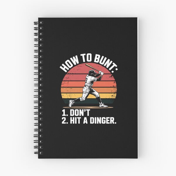 Item preview, How To Bunt Don't Hit A Dinger Baseball designed and sold by EntroRhim.