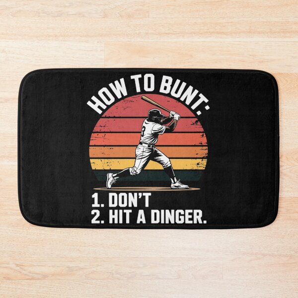 Item preview, How To Bunt Don't Hit A Dinger Baseball designed and sold by EntroRhim.