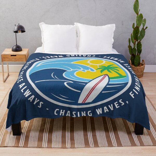 Item preview, Surf life - Always Chasing Waves Finding Peace Surfing Vibe designed and sold by KiwiRider.