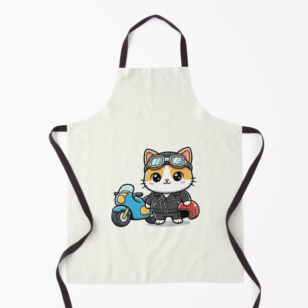 Item preview, Cute Motorcycle Rider Cat designed and sold by HoopeStylee.