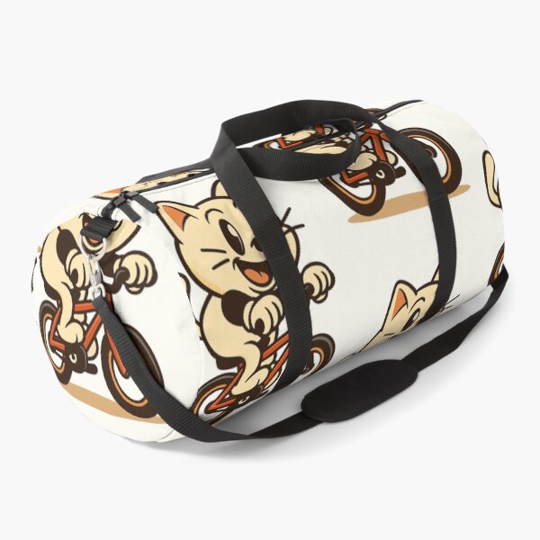 Item preview, Retro Cartoon Cat Cyclist designed and sold by HoopeStylee.