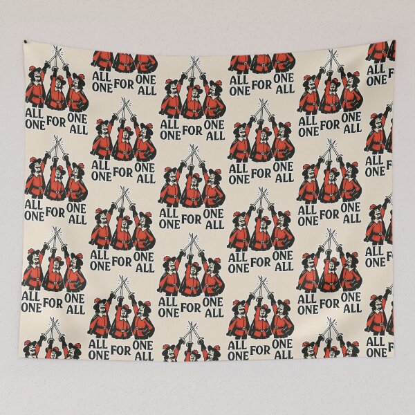 Item preview, The three musketeers all for one  designed and sold by CamaleonDesigns.