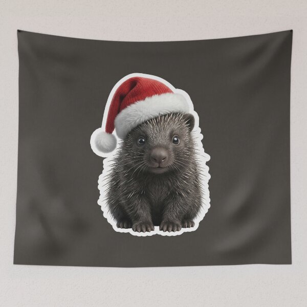 Artikelvorschau, Kleines Stachelschwein in Weihnachtsstimmung entworfen und verkauft von DAGHO.