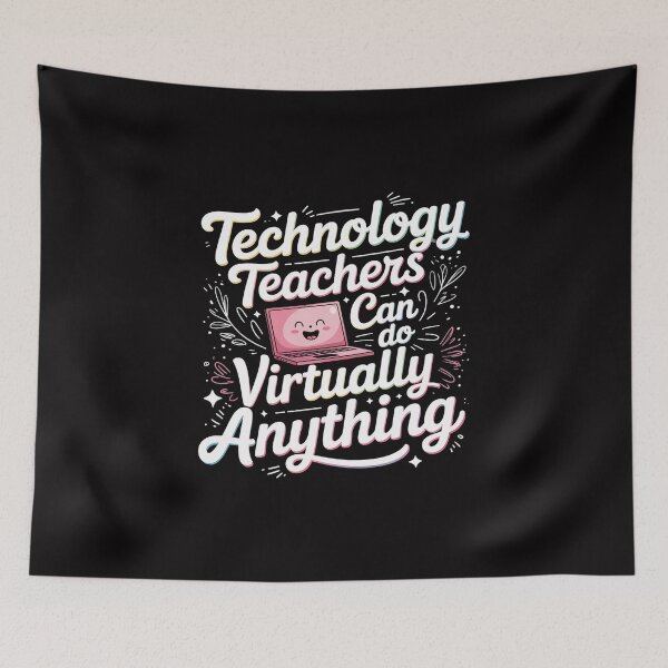 Item preview, Technology Teacher Can Do Virtually Anything Teacher designed and sold by Viepenny.