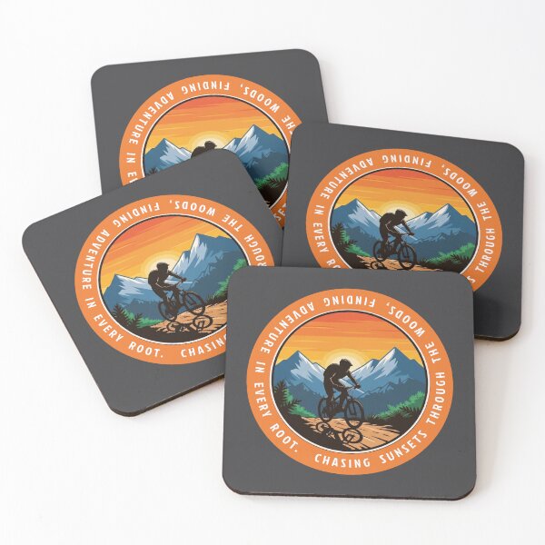 Item preview, Mountain Bike Sunset Adventure Chasing Sunsets designed and sold by KiwiRider.