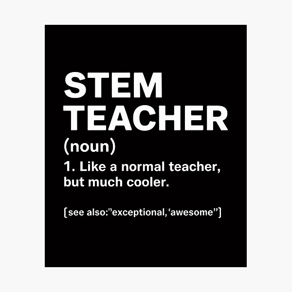 Item preview, STEM Teacher Definition Science Technology Engineering Math designed and sold by Viepenny.