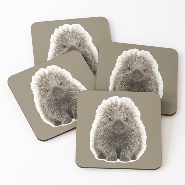 Item preview, Natural porcupine portrait designed and sold by DAGHO.