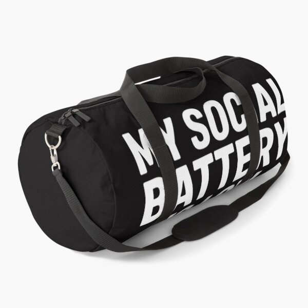 Item preview, Social Battery Low Charger Shy Sarcastic Antisocial designed and sold by Viepenny.