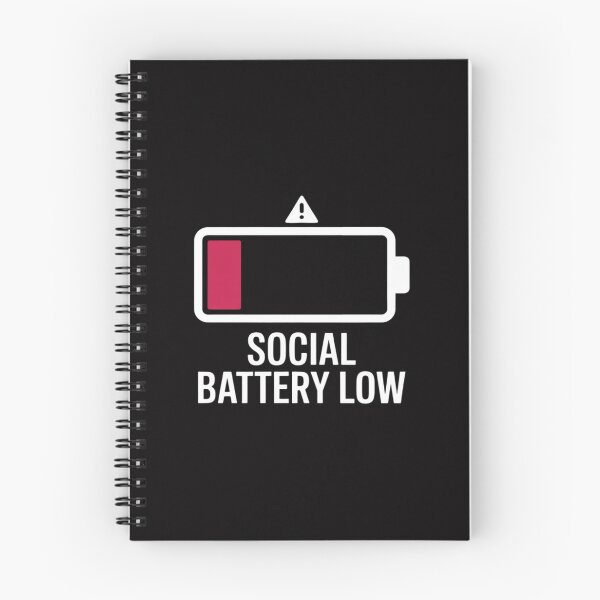 Item preview, Social battery low anti-social introvert designed and sold by Viepenny.