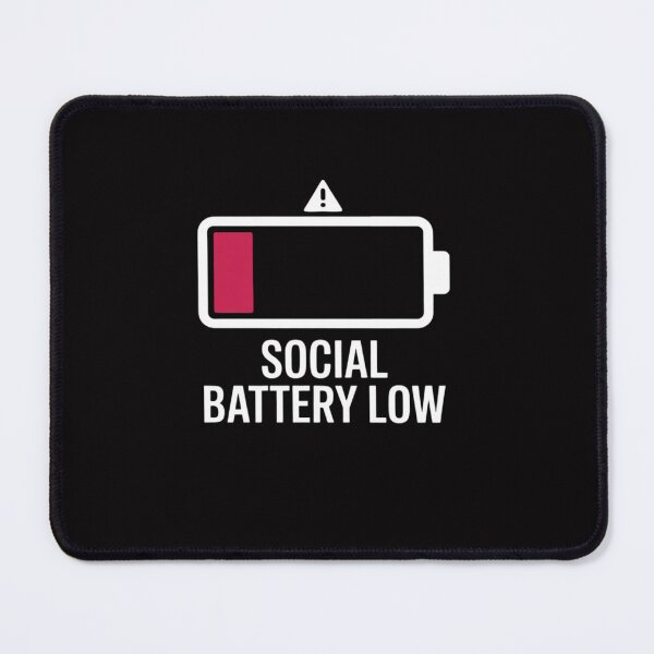 Item preview, Social battery low anti-social introvert designed and sold by Viepenny.