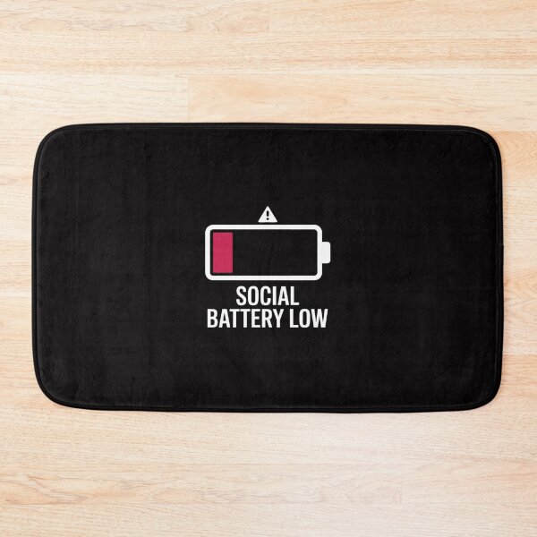 Item preview, Social battery low anti-social introvert designed and sold by Viepenny.