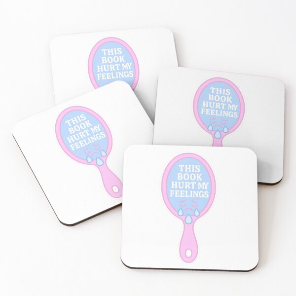 Item preview, This Book Hurt My Feelings Pink designed and sold by ouatisworld.