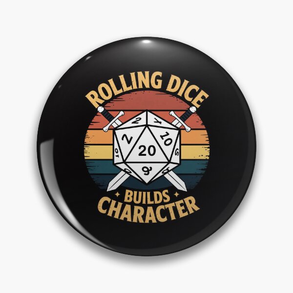 Item preview, Rolling Dice Builds Character RPG Tabletop Gamer designed and sold by Viepenny.