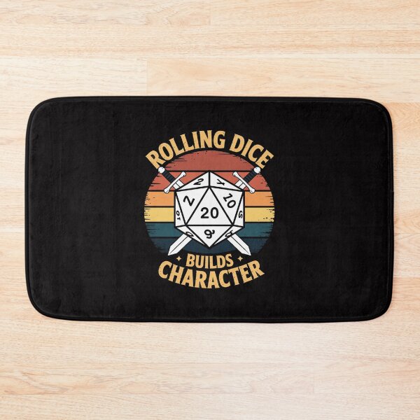 Item preview, Rolling Dice Builds Character RPG Tabletop Gamer designed and sold by Viepenny.