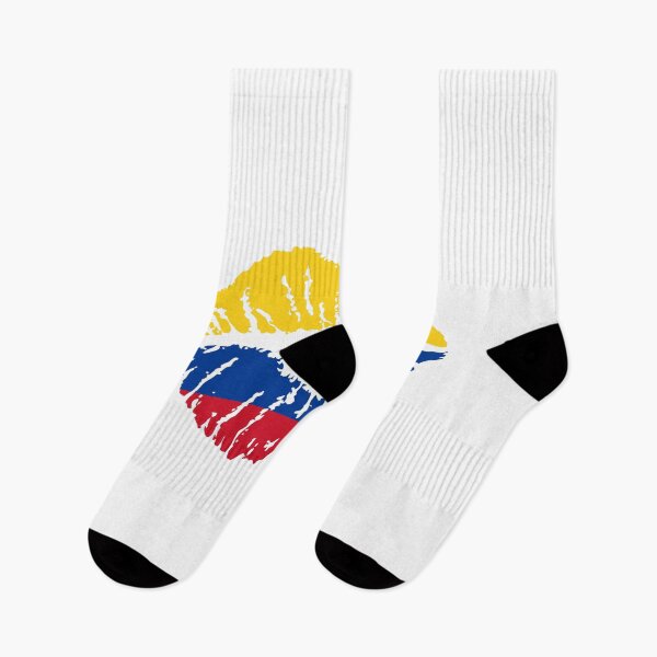 Item preview, Colombian Flag Kiss Print – Bold Patriotic Lip Art designed and sold by DigiGroove.