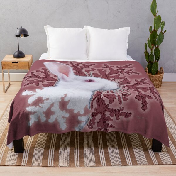 Item preview, Winter Snow Hare 3 Rose designed and sold by artistdiat.