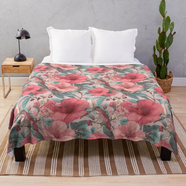 Item preview, Classic Vibrant Tropical Floral Pattern For Garden Party designed and sold by RoyalStarsPatts.