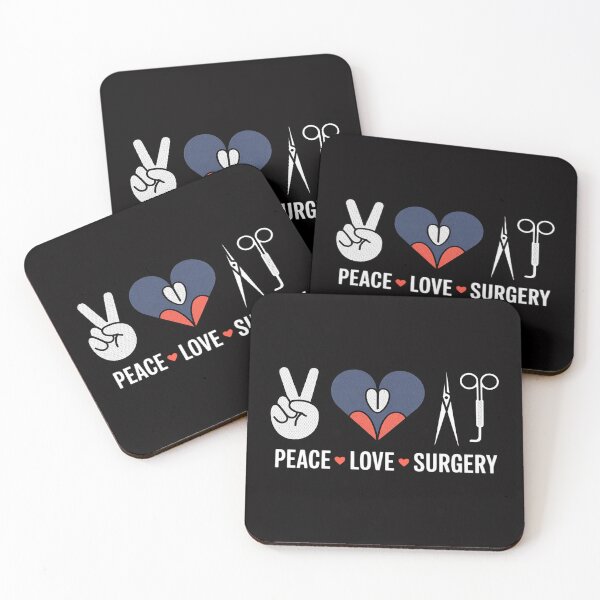 Item preview, Peace Love Surgery Surgical tech Surgeon gifts for men women designed and sold by Viepenny.
