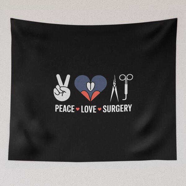 Item preview, Peace Love Surgery Surgical tech Surgeon gifts for men women designed and sold by Viepenny.