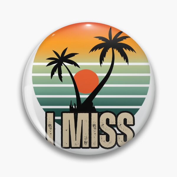 Item preview, Tropical Summer Nostalgia Graphic – Funny Breakup Quote designed and sold by lkhyal.