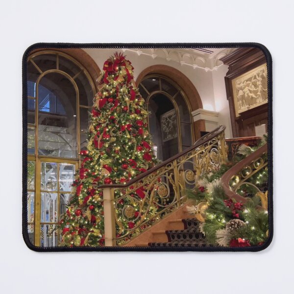 Item preview, Merry Christmas Hotel Lobby designed and sold by NYConlineStore.