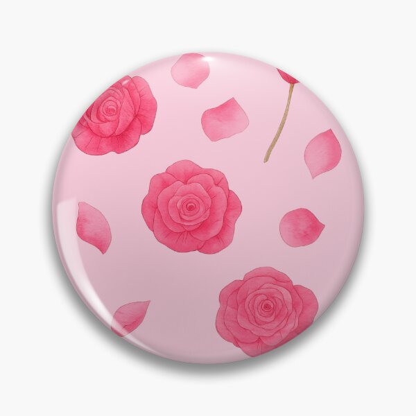 Item preview, Watercolor Rose Stickers – Pink Rose Petals Aesthetic designed and sold by PFS-.