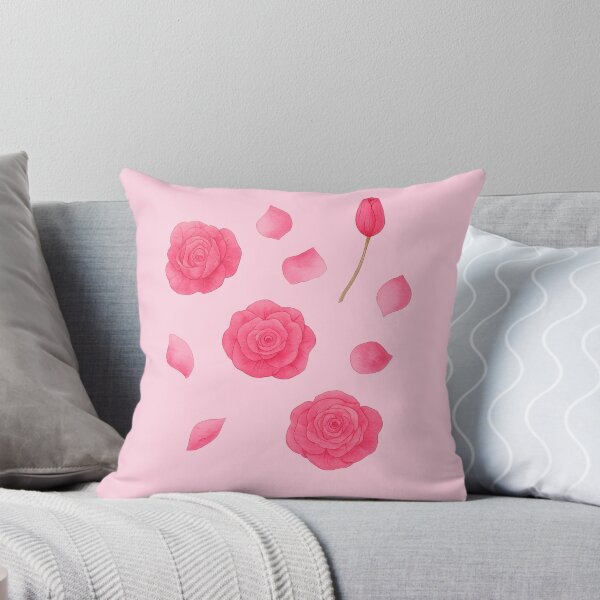 Item preview, Watercolor Rose Stickers – Pink Rose Petals Aesthetic designed and sold by PFS-.