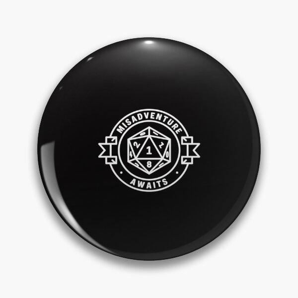 Item preview, Misadventure Awaits Polyhedral D20 Dice Set designed and sold by CareTopping.