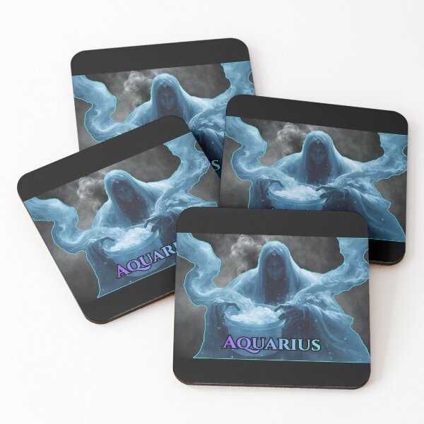 Item preview, Aquarius Ice Zodiac - Frozen Water Bearer Ethereal Spirit designed and sold by GreennieArt.