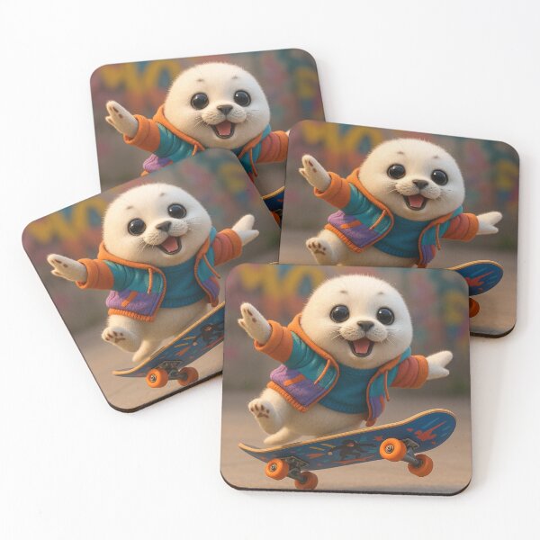 Item preview, Christmas Harp Seal designed and sold by Sillytoe.