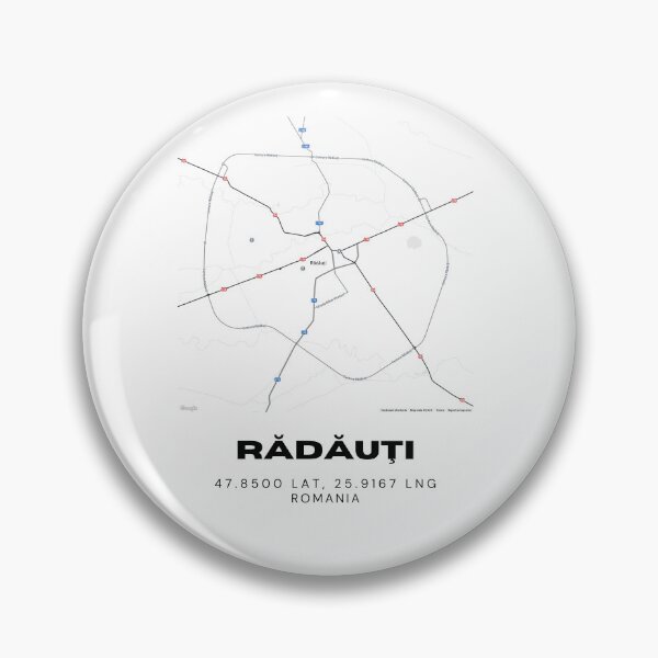Item preview, Rădăuți Romania Minimalist Map Poster designed and sold by RM-Journey.