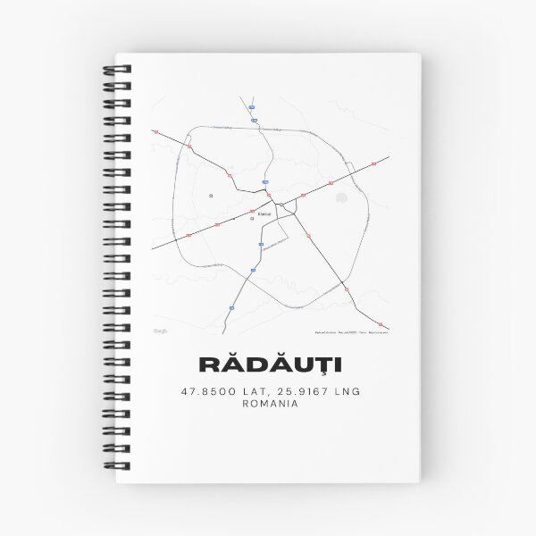 Item preview, Rădăuți Romania Minimalist Map Poster designed and sold by RM-Journey.