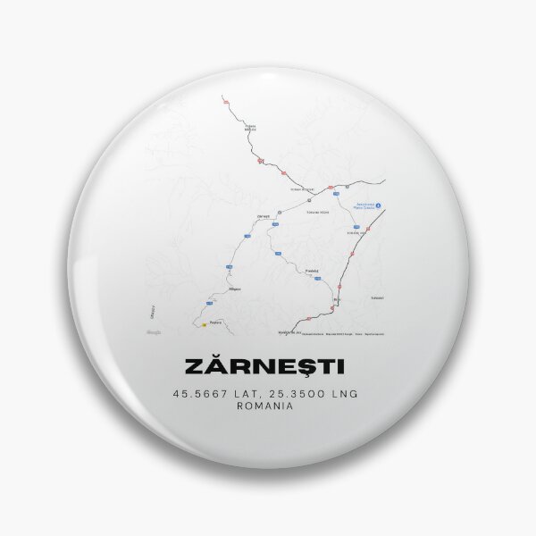 Item preview, Zărnești Romania Minimalist Map Artwork designed and sold by RM-Journey.
