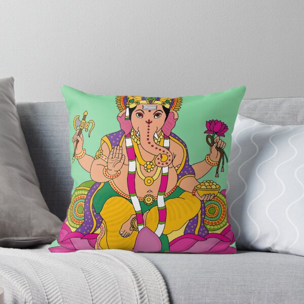 Item preview, Lord Ganesha Artwork – Remover of Obstacles Illustration designed and sold by Harshit_Digital_Arts.