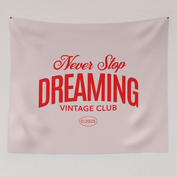 Item preview, Never Stop Dreaming Vintage Club designed and sold by NosandEdgy.